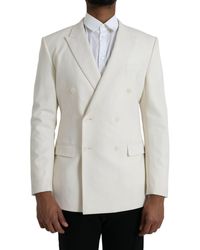 Dolce & Gabbana - Wool Martini Double Breasted Blazer - Lyst