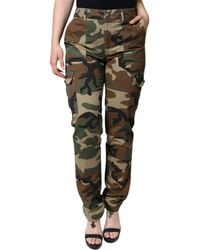 Dolce & Gabbana - Camouflage Cargo Pants - Lyst