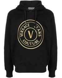 Versace Jeans Couture - Chic Hooded Sweatshirt - Lyst