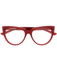 Balenciaga - Red Acetate Glasses - Lyst