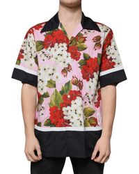 Dolce & Gabbana - Floral Button Down Casual Shirt - Lyst