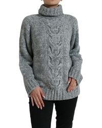 Dolce & Gabbana - Cashmere Turtle Neck Pullover Sweater - Lyst