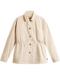 Woolrich - Cotton Shirt Jacket - Lyst