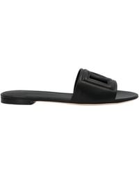 Dolce & Gabbana - Calfskin Slides - Lyst