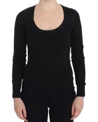 Dolce & Gabbana - Elegant Deep Crewneck Sweater - Lyst