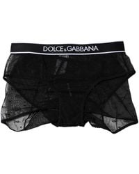 Dolce & Gabbana - Lace Trim Briefs - Lyst