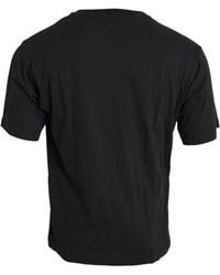 Dolce & Gabbana - Printed Pocket Cotton Crewneck T-Shirt - Lyst