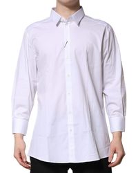 Dolce & Gabbana - Long Sleeves Dress Formal Shirt - Lyst