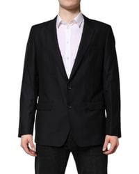 Dolce & Gabbana - Dark Martini Wool Blazer Coat Jacket - Lyst