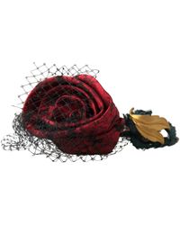 Dolce & Gabbana - With Rose Silk Crystal Netted Logo Diadem Headband Accessory - Lyst