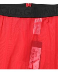 Dolce & Gabbana - Nylon Stretch Slim Legging Trouser Pants Elastane - Lyst