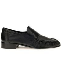 The Row - Calf Leather Bos Taurus Slip-On Loafers - Lyst