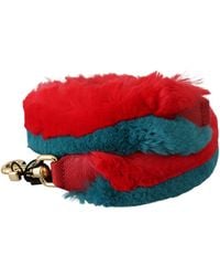 Dolce & Gabbana - Rabbit Fur Leather Shoulder Strap Lapin Bag - Lyst