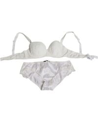 Dolce & Gabbana - Silk Stretch Panty Balconette Bra Underwear - Lyst