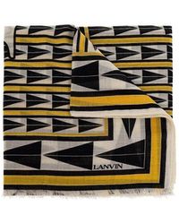 Lanvin - Wool Scarf - Lyst