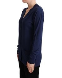 Dolce & Gabbana - Elegant Virgin Wool Cardigan - Lyst