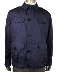 Burberry - London Dark Polyester Silk Jacket With Detachable Vest - Lyst