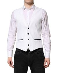 Dolce & Gabbana - Sequined Vest Nylon - Lyst