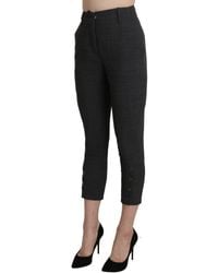 Ermanno Scervino - Chic High Waist Capri Cropped Pants - Lyst