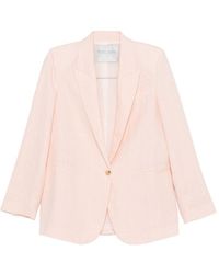 forte_forte - Linen Single-Breasted Jacket - Lyst