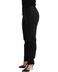 Dolce & Gabbana - Elegant Tapered Virgin Wool Trousers - Lyst