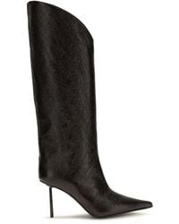 Le Silla - Calf Leather Bos Taurus High Heel Boots - Lyst