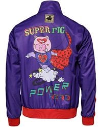 Dolce & Gabbana - Pig Print Track Jacket - Lyst