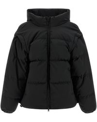 MM6 by Maison Margiela - Numeric Signature Mm6 Embroidery Down Jacket Polyester Jacket, Parka, Casual - Lyst
