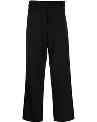 Studio Nicholson - Virgin Wool Wide-Leg Trousers - Lyst