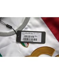 Dolce & Gabbana - Sleeveless Top Italian Flag Basket T-Shirt - Lyst