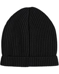 Dolce & Gabbana - Cashmere Knitted Winter Beanie Hat - Lyst