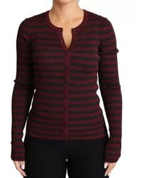 Dolce & Gabbana - Long Sleeve Button Cardigan - Lyst