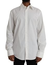Dolce & Gabbana - Cotton Dress Slim Fit Shirt - Lyst