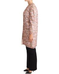 Dolce & Gabbana - Multicolor Floral Print Silk Trench Coat Jacket - Lyst