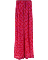 Dries Van Noten - Viscose Casual Pants - Lyst