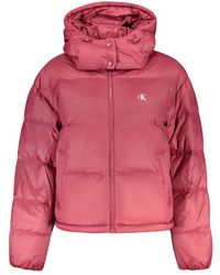 Calvin Klein - Rosso Nylon Jacket - Lyst
