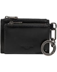 Dolce & Gabbana - Leather Zipped Card Holder Coin Purse Keyring Wallet - Lyst