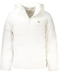 Calvin Klein - Bianco Poliammide Jacket - Lyst