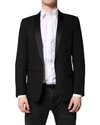 Dolce & Gabbana - Single Breasted Coat Martini Blazer - Lyst