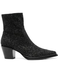 Jimmy Choo - Cece Ab 60 Glittered Boots - Lyst