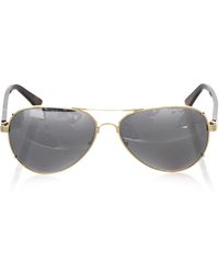 Frankie Morello - Metallic Fiber Sunglass - Lyst