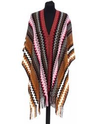 Missoni - Wool Poncho - Lyst