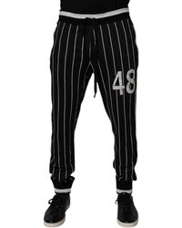 Dolce & Gabbana - Stripes Jogger Sweatmen's Pants - Lyst
