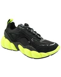 MCM - Luft Collection Suede Neon Trim Sneaker - Lyst