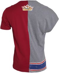 Dolce & Gabbana - Gray Two Model Dg Angel Crewneck T-shirt - Lyst