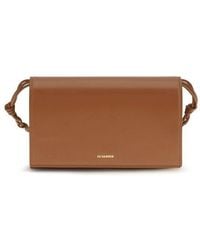 Jil Sander - Calf Leather Bos Taurus Wallet - Lyst