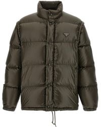 Prada - Recycled Polyamide Full-Length Jacket - Lyst