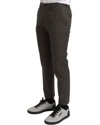 Dolce & Gabbana - Casual Trouser 100% Cotton Pants - Lyst