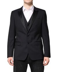 Dolce & Gabbana - Dark Martini Wool Suit 2 Piece Jacket - Lyst