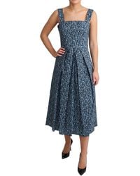 Dolce & Gabbana - Heart Cotton A-Line Stretch Dress - Lyst